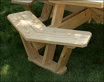 Octagon Picnic Table with Umbrella