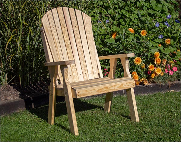 Treated Pine Curveback Patio Chair