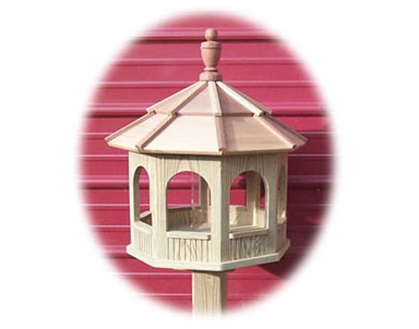 21" Pine & Cedar Octagon Birdfeeder