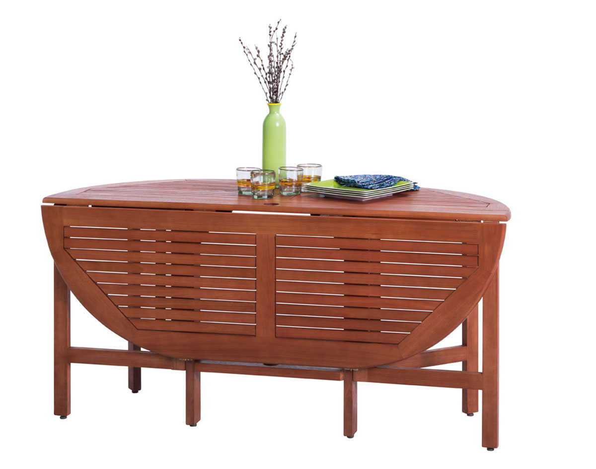 60 X 42 Eucalyptus Drop Leaf Table
