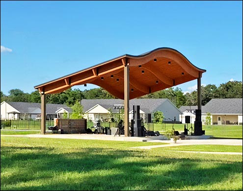 40 x 30 Custom Long Island Wave Bandshell