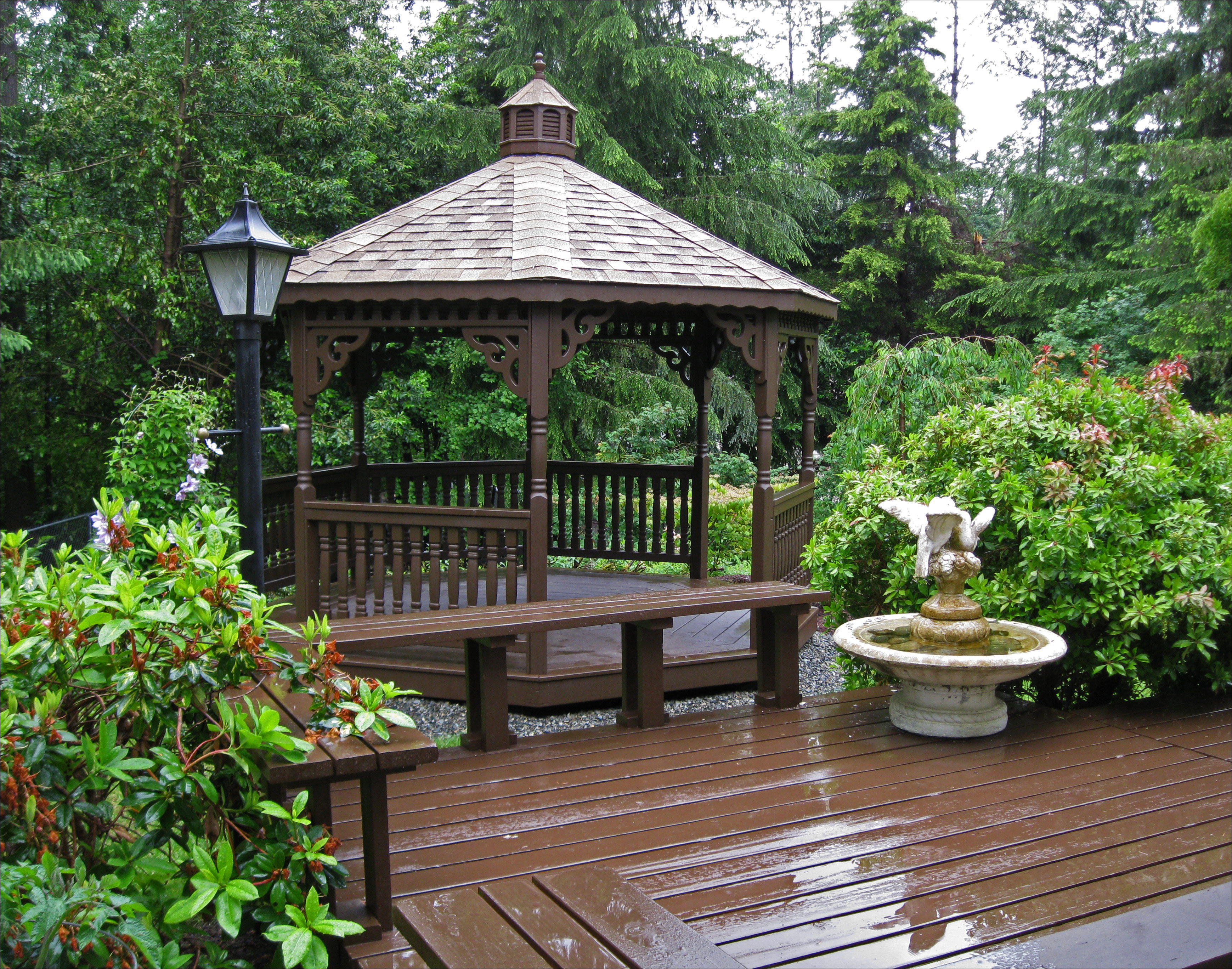 Customer s Photo 12 Custom Cedar Octagon Gazebo 