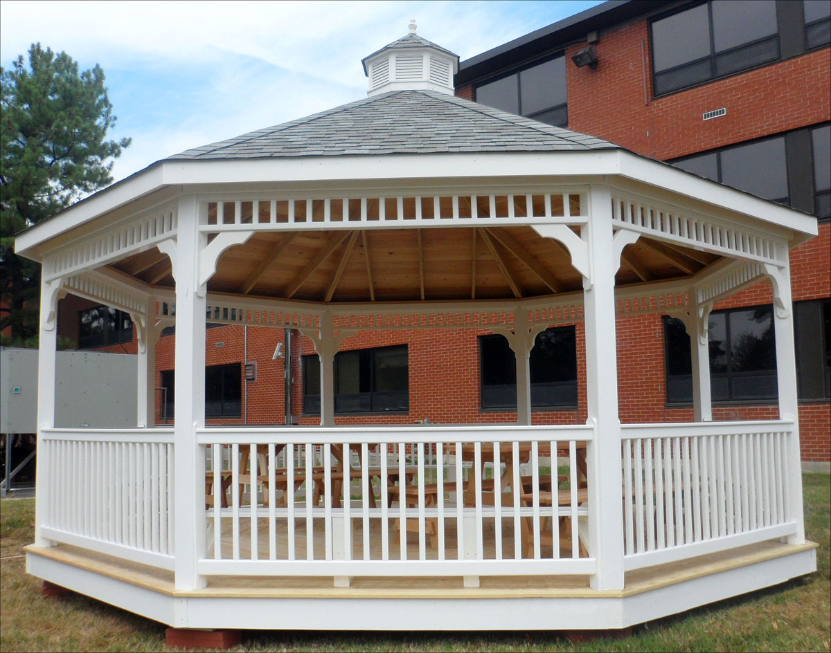 Customer's Photo 20' Vinyl Octagon Gazebo
