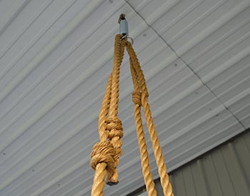 Comfort Springs Shown Attached to Ropes (See Rope Kits).