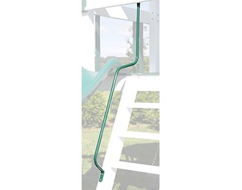 Handrail Shown in Green.