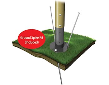 Ground Spike Shown.
