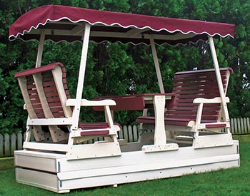 4-Person Poly Glider shown <b>with</b> Safety Kit