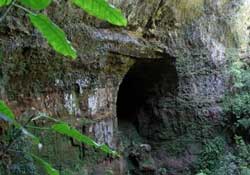 Caves as storage sheds