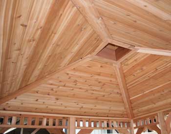 Cedar Tongue and Groove Ceiling