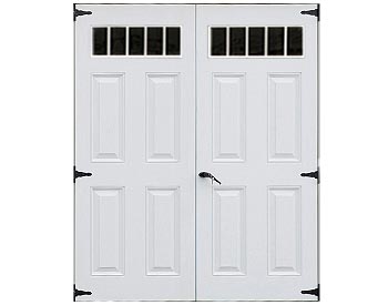 Double Fiberglass Shed Door