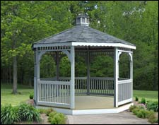 Vinyl Octagon Gazebos