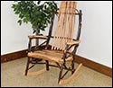 Hickory 9-Slat Rocker