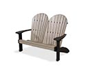 Poly Lumber 4' Adirondack Bench