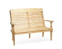 Treated Pine Curveback Garden Bench