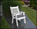 Poly Lumber Traditional English Patio Chair