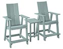 Poly Lumber Bayside Modern Balcony Set