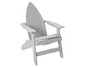 Poly Lumber Bayside Surfboard Adirondack Chair