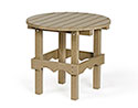 QUICK SHIP - Poly Lumber Round Side Table