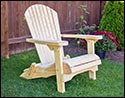 Treated Pine Folding Adirondack Chair
