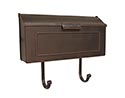 Aluminum Horizon Horizontal Wall Mount Mailbox