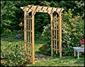 Treated Pine Rose Arbor Pergola