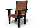 Poly Lumber Coastal Dining Arm Chair