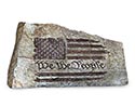 Concrete Old Glory Flag Stone