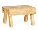 Treated Pine Footstool