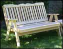 Red Cedar Southern English Garden Bench