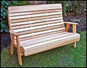 Red Cedar Royal Highback Garden Bench