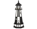 Poly Lumber/Wooden Hybrid Cape Henry Lighthouse Replica with Base