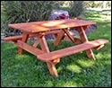 Red Cedar Kid's Picnic Table
