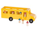 Toy School Bus w/ Mini People