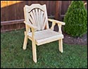 Treated Pine Fanback Patio Chair