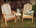 Red Cedar Fanback Patio Chair