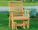 Treated Pine Rollback Single Glider