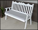 Southern Yellow Pine Royal English Garden Bench