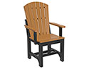 Poly Lumber Adirondack Arm Dining Chair