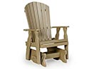 Poly Lumber Adirondack Style Glider