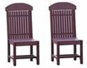 Poly Lumber High Back Dining Chair (Set of 2)