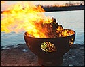 Carbon Steel Sea Shell Fire Pit