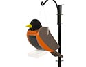 Treated Pine Robin Birdfeeder