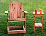 Eastern Red Cedar Balcony Chair