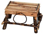 Hickory Foot Stool