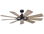 65" Aristocrat LED Outdoor Ceiling Fan