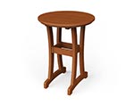 Poly Lumber Round Bar Table