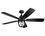 52" Bluster Outdoor LED Ceiling Fan