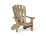 Kid's Poly Lumber Fan-Back Chair