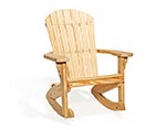 Treated Pine Fan-Back Rocker