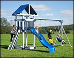 Voyage Vinyl Swing & Slide Playset